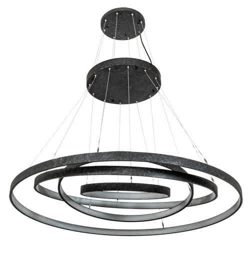 4 Light 60" Wide Suspension Multi Light Pendant