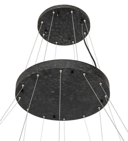 4 Light 60" Wide Suspension Multi Light Pendant