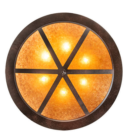 6 Light 54" Wide Abstract Pendant
