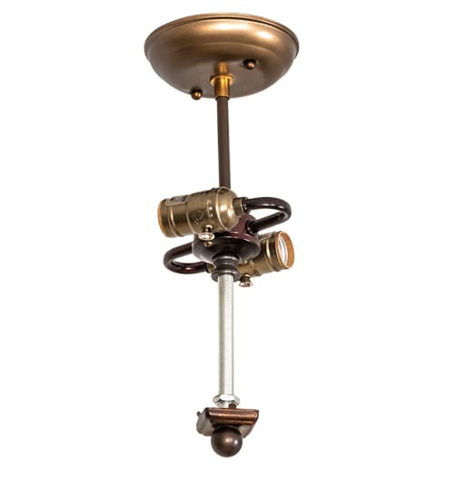 Pine Lake 2 Light 27" Wide Semi-Flush Ceiling Fixture