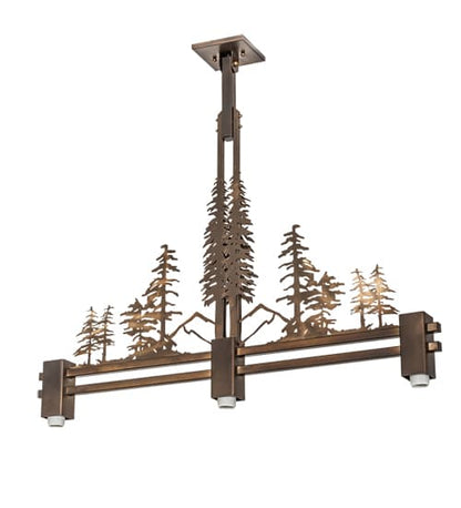 3 Light 45" Wide Linear Pendant