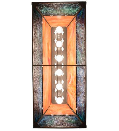 6 Light 40" Wide Billiard Linear Pendant