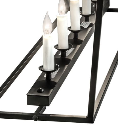5 Light 41" Wide Taper Candle Linear Pendant