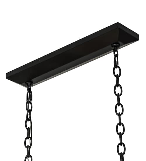 5 Light 41" Wide Taper Candle Linear Pendant