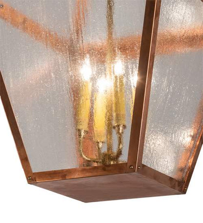 4 Light 247" Wide Taper Candle Pendant