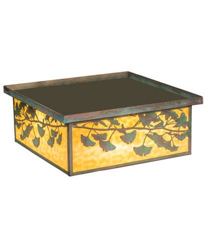 Hyde Park Ginkgo 6 Light 28" Wide Flush Mount Square Ceiling Fixture