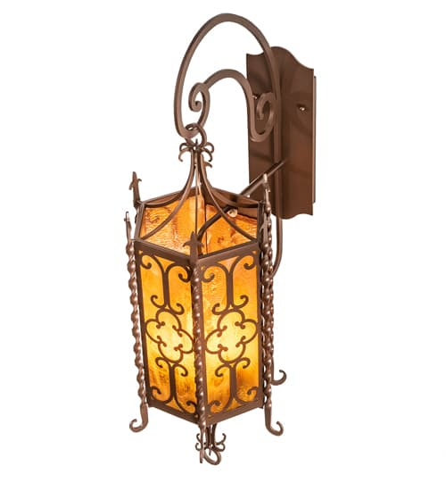 3 Light 33" Tall Wall Sconce