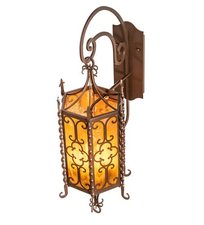 3 Light 33" Tall Wall Sconce