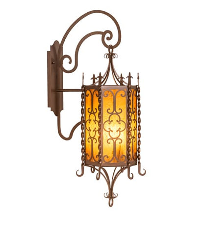 3 Light 33" Tall Wall Sconce