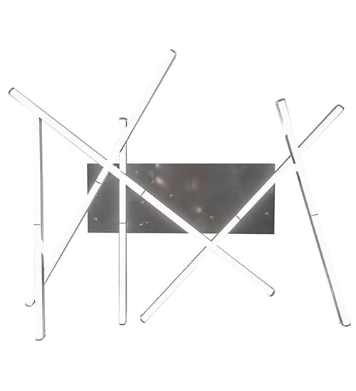 6 Light 93" Wide Abstract Multi Light Pendant