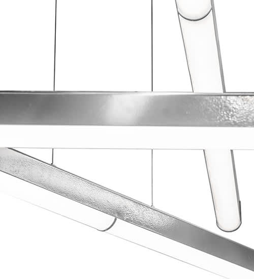 6 Light 93" Wide Abstract Multi Light Pendant