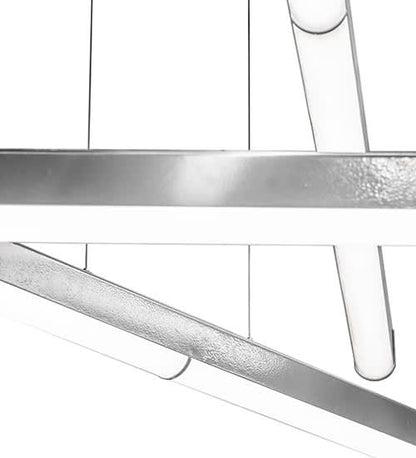 6 Light 93" Wide Abstract Multi Light Pendant