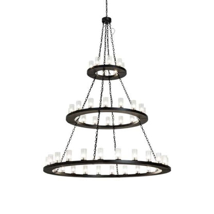 Meyda Tiffany Loxley 48 Light 72" Wide Ring Chandelier