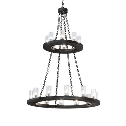 Meyda Tiffany Loxley 20 Light 42" Wide Ring Chandelier