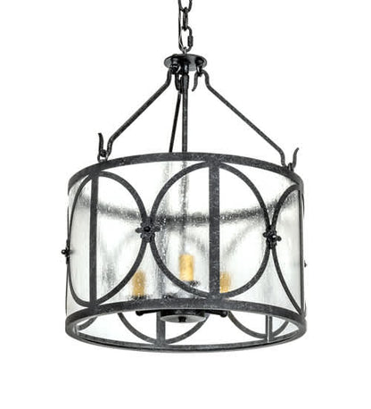 3 Light 16" Wide Taper Candle Pendant