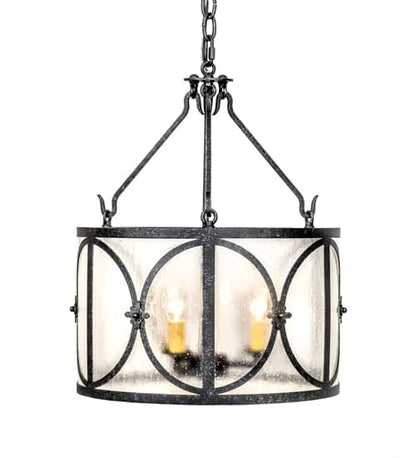 3 Light 16" Wide Taper Candle Pendant