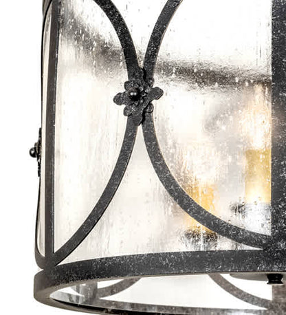 3 Light 16" Wide Taper Candle Pendant