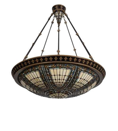 Fleur-de-lis 8 Light 45" Wide Pendant