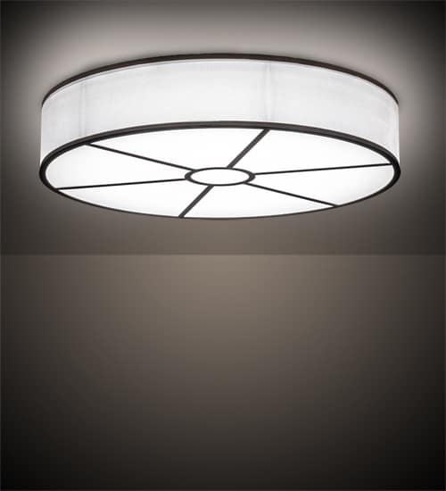 Cilindro 36" Wide LED Flush Mount Drum Ceiling Fixture