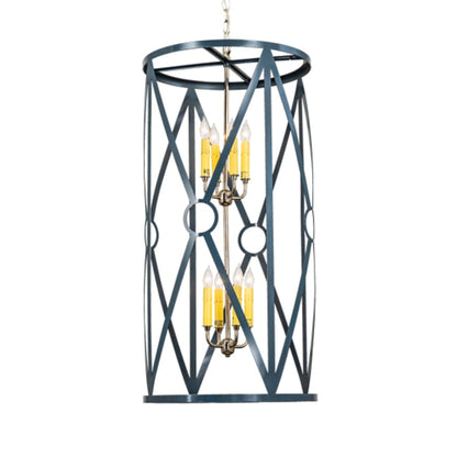 Meyda Tiffany 8 Light 18" Wide Taper Candle Pendant