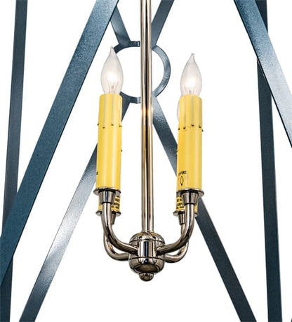 8 Light 18" Wide Taper Candle Pendant