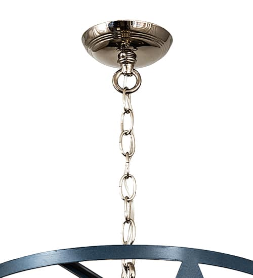8 Light 18" Wide Taper Candle Pendant