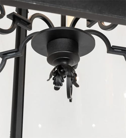5 Light 46" Wide Taper Candle Pendant