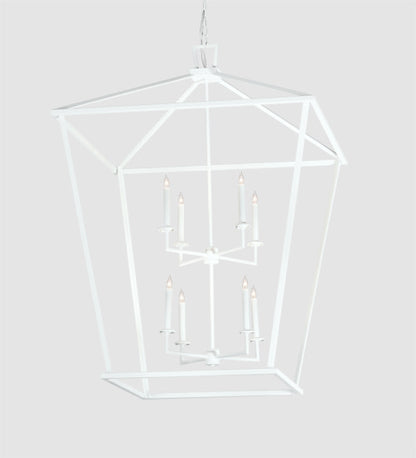 8 Light 51" Wide Taper Candle Pendant