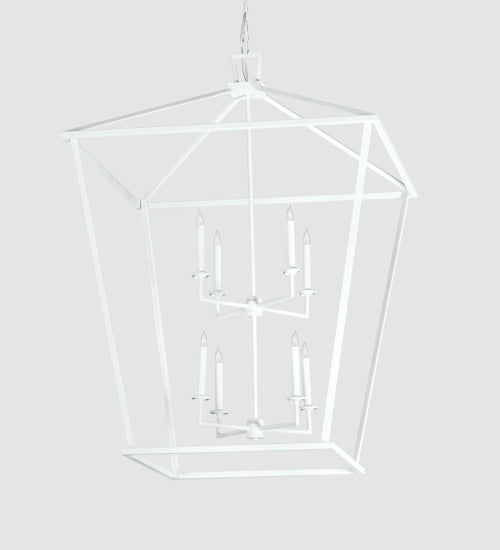 8 Light 51" Wide Taper Candle Pendant