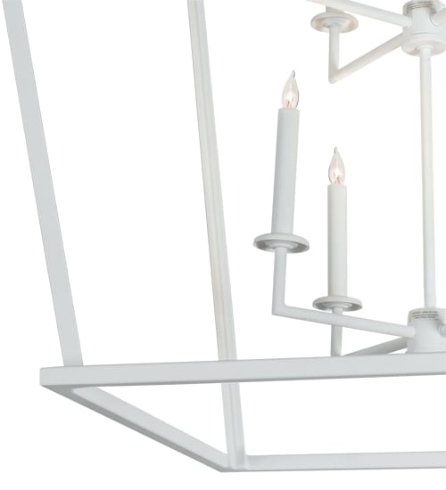 8 Light 51" Wide Taper Candle Pendant