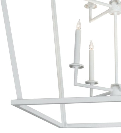 8 Light 51" Wide Taper Candle Pendant