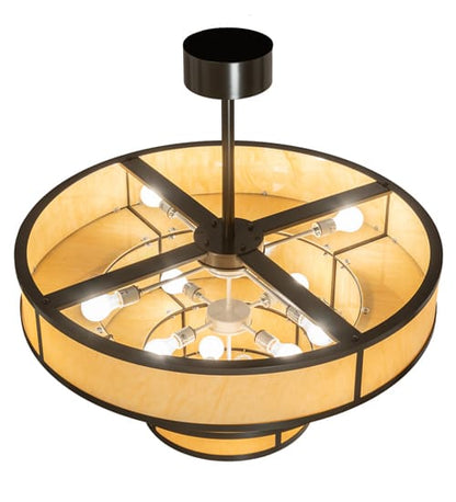 10 Light 36" Wide Pendant