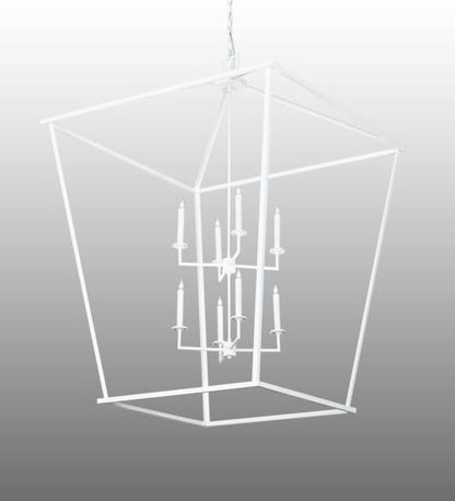8 Light 59" Wide Taper Candle Pendant
