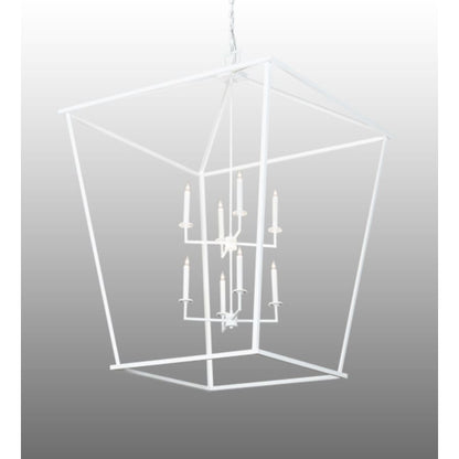 Meyda Tiffany 8 Light 59" Wide Taper Candle Pendant