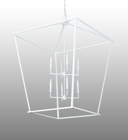8 Light 59" Wide Taper Candle Pendant