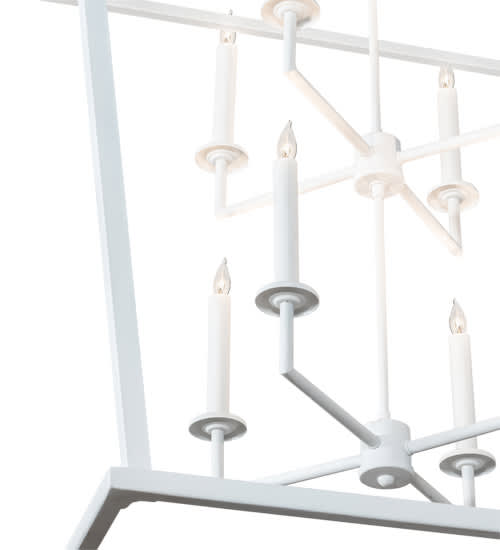 8 Light 59" Wide Taper Candle Pendant