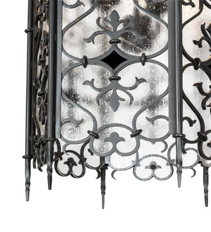 6 Light 18" Wide Taper Candle Pendant