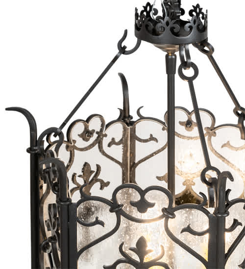 6 Light 18" Wide Taper Candle Pendant