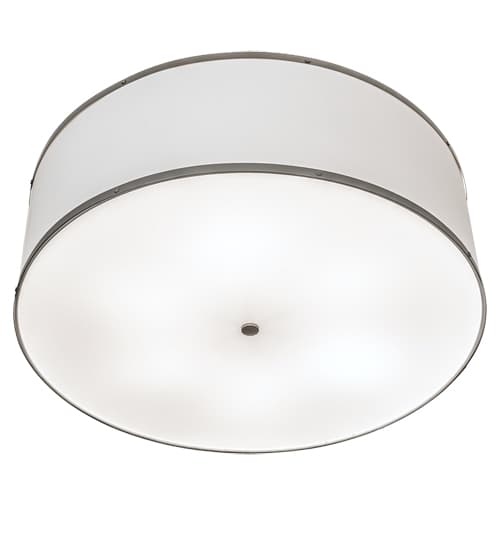 Cilindro 6 Light 36" Wide Semi-Flush Drum Ceiling Fixture - Champagne Finish