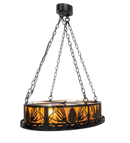 8 Light 24" Wide Pendant