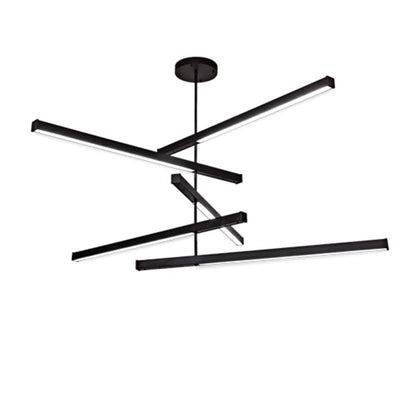 Meyda Tiffany 5 Light 94" Wide Abstract Pendant