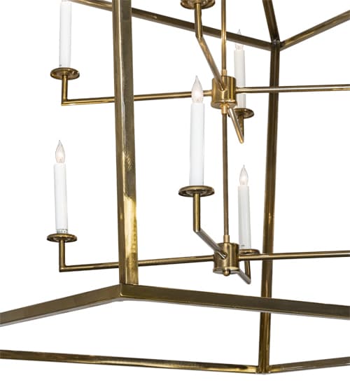 8 Light 71" Wide Taper Candle Pendant