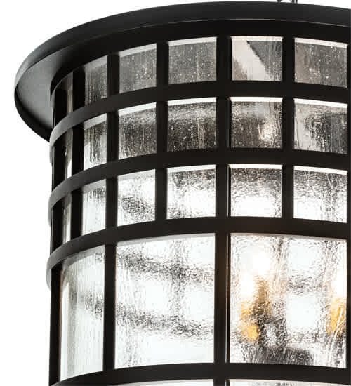 6 Light 24" Wide Taper Candle Pendant