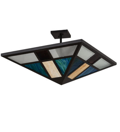 Polaris 43" Wide Semi-Flush Ceiling Fixture