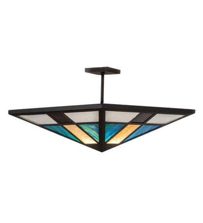 Polaris 43" Wide Semi-Flush Ceiling Fixture