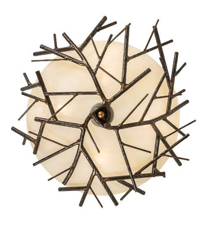 Branches 4 Light 23" Wide Semi-Flush Bowl Ceiling Fixture
