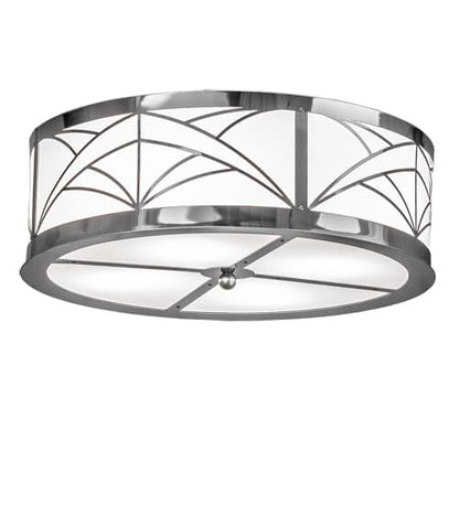 Revival Deco Cilindro 4 Light 22" Wide Semi-Flush Drum Ceiling Fixture