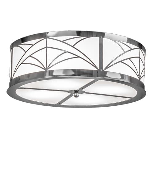 Revival Deco Cilindro 4 Light 22" Wide Semi-Flush Drum Ceiling Fixture