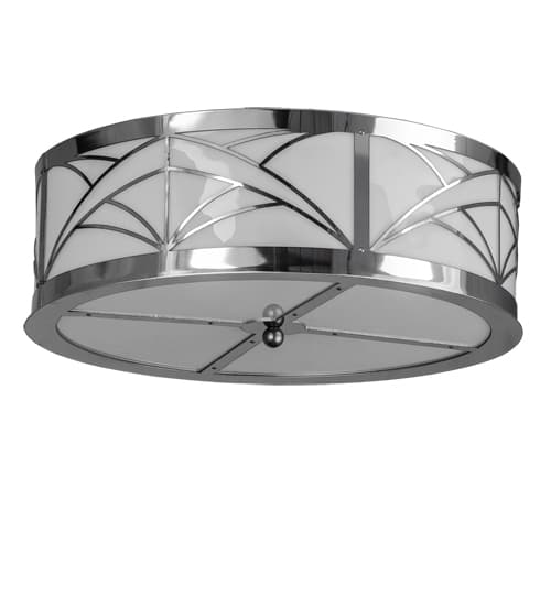 Revival Deco Cilindro 4 Light 22" Wide Semi-Flush Drum Ceiling Fixture