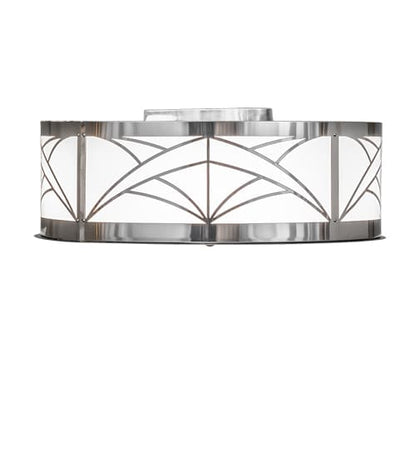 Revival Deco Cilindro 4 Light 22" Wide Semi-Flush Drum Ceiling Fixture